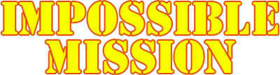 Impossible Mission logo for Sega Master System
